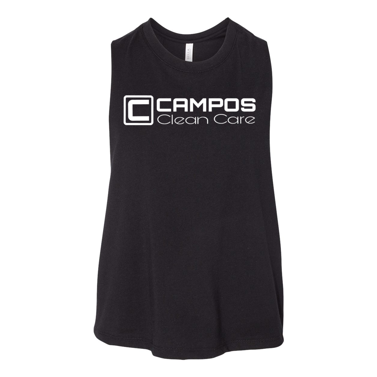 Women's Modern Logo Racerback Cropped Tanks