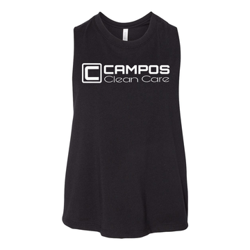 Women's Modern Logo Racerback Cropped Tanks
