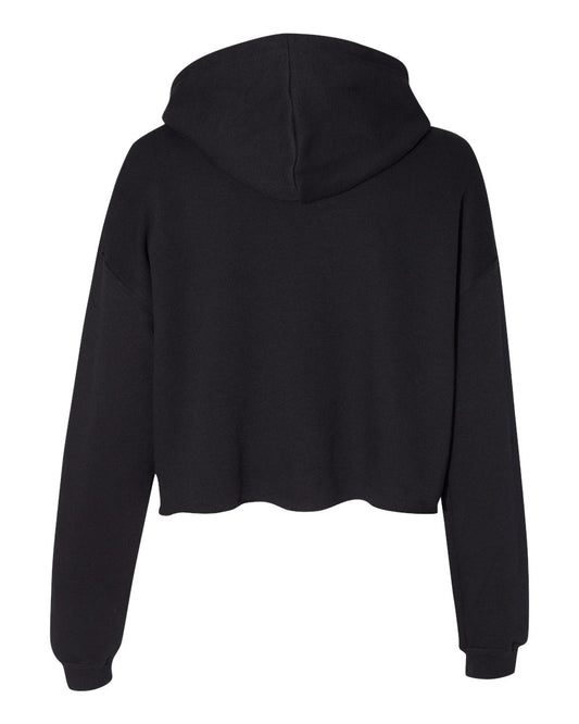 Women's Square Logo Cropped Fleece Hoodie
