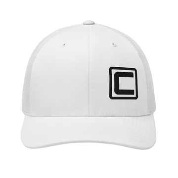 6 Panel Embroidered Logo Trucker Cap